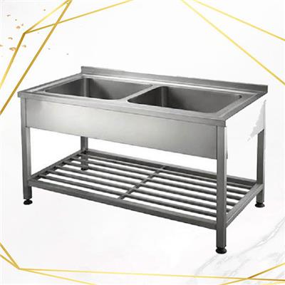 سینک صنعتی پایه دار 1 متری
