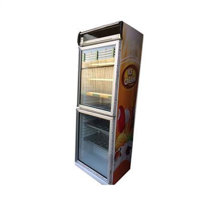 یخچال سوپر مارکت دو درب 70 سانتی