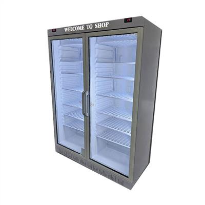 یخچال سوپر مارکت دو درب 140 سانتی