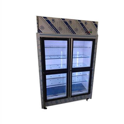 یخچال سوپر مارکت چهار درب یکطرف نما